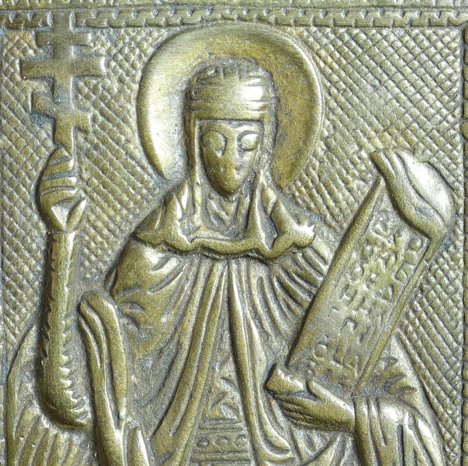 Стулка від складня з іконою «Свята Параскева П’ятниця» (фрагмент) — фото 3